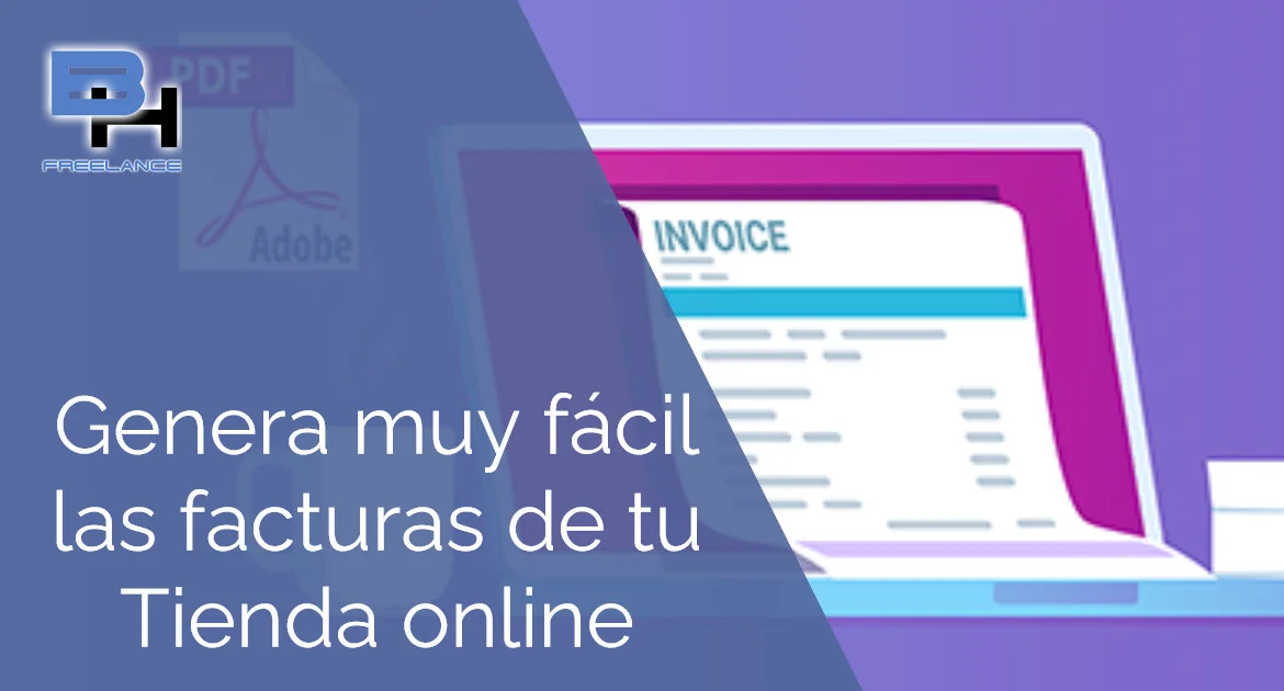 Genera facturas en tu tienda online con WooCommerce de forma automática. Cada vez que se efectue un pedido confirmado se crea su factura.